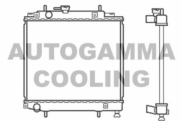 Autogamma 105160 Radiator, engine cooling 105160: Buy near me in Poland at 2407.PL - Good price!