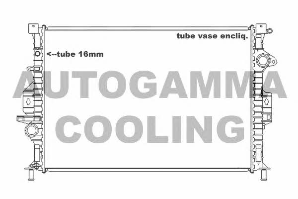 Autogamma 105161 Kühler motorkühlung 105161: Kaufen Sie zu einem guten Preis in Polen bei 2407.PL!