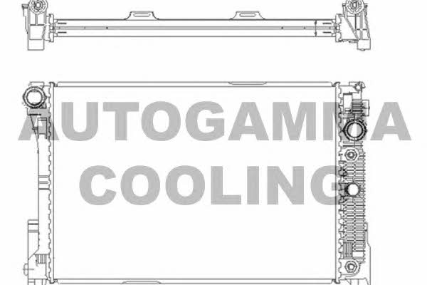 Autogamma 105215 Радіатор охолодження двигуна 105215: Приваблива ціна - Купити у Польщі на 2407.PL!