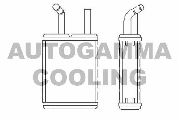Autogamma 105284 Heat exchanger, interior heating 105284: Buy near me in Poland at 2407.PL - Good price!