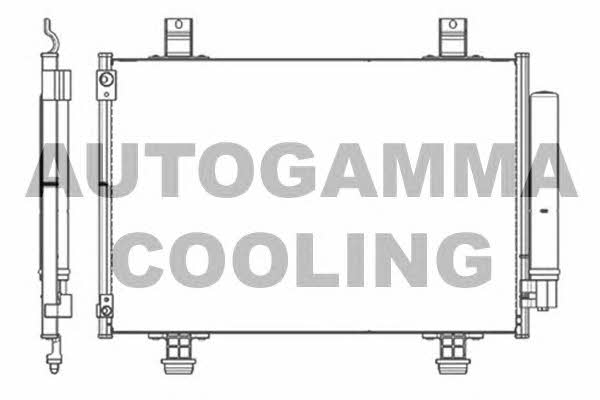 Autogamma 105345 Радіатор кондиціонера (Конденсатор) 105345: Приваблива ціна - Купити у Польщі на 2407.PL!