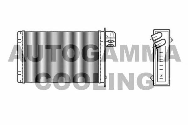 Autogamma 105383 Heat exchanger, interior heating 105383: Buy near me in Poland at 2407.PL - Good price!