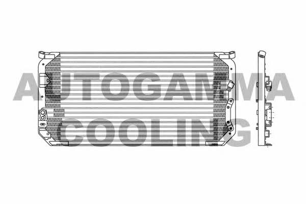 Autogamma 102800 Радиатор кондиционера (Конденсатор) 102800: Отличная цена - Купить в Польше на 2407.PL!