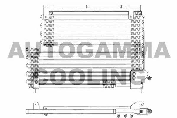 Autogamma 102833 Cooler Module 102833: Buy near me in Poland at 2407.PL - Good price!