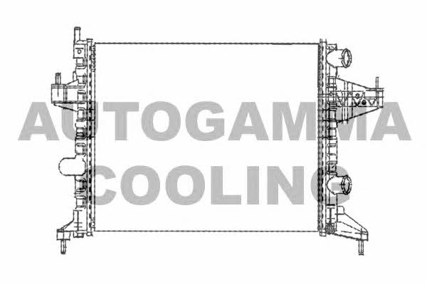 Autogamma 102847 Radiator, engine cooling 102847: Buy near me in Poland at 2407.PL - Good price!