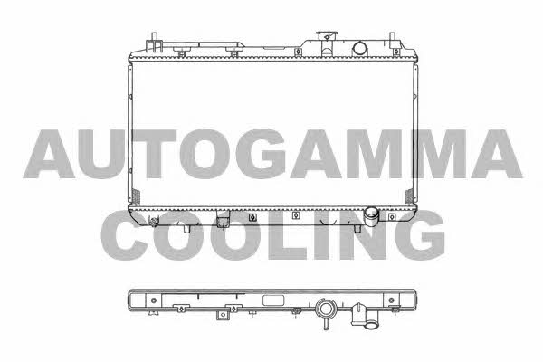 Autogamma 102853 Radiator, engine cooling 102853: Buy near me in Poland at 2407.PL - Good price!