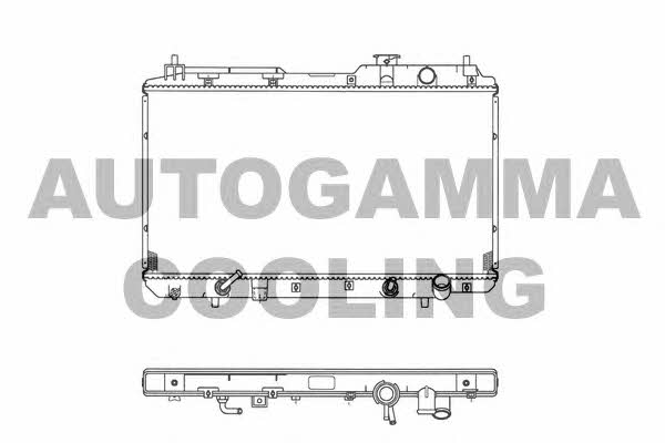 Autogamma 102854 Radiator, engine cooling 102854: Buy near me in Poland at 2407.PL - Good price!