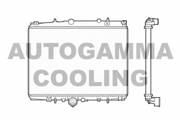 Autogamma 102858 Radiator, engine cooling 102858: Buy near me in Poland at 2407.PL - Good price!