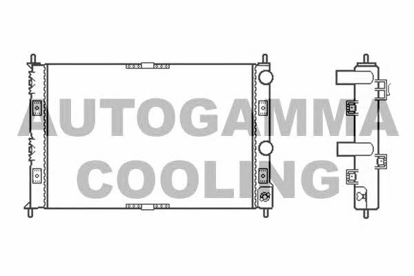 Autogamma 102863 Radiator, engine cooling 102863: Buy near me in Poland at 2407.PL - Good price!