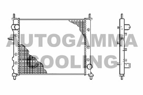 Autogamma 102866 Kühler motorkühlung 102866: Kaufen Sie zu einem guten Preis in Polen bei 2407.PL!