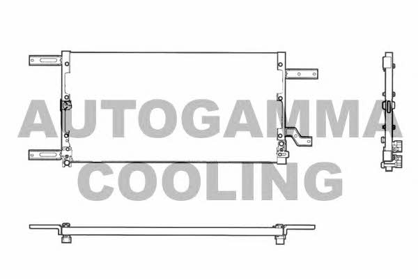 Autogamma 103020 Радиатор кондиционера (Конденсатор) 103020: Отличная цена - Купить в Польше на 2407.PL!