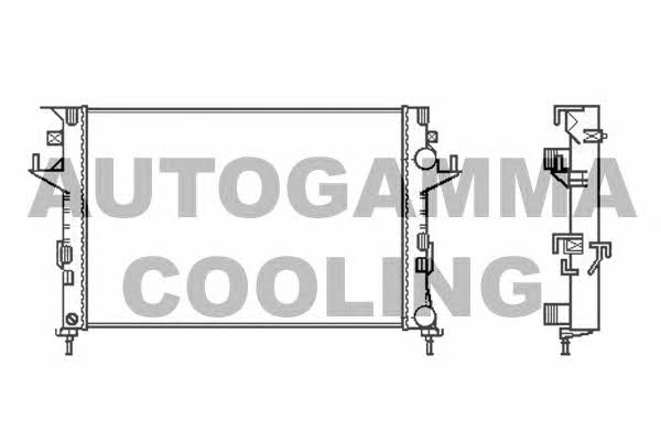 Autogamma 103031 Radiator, engine cooling 103031: Buy near me in Poland at 2407.PL - Good price!