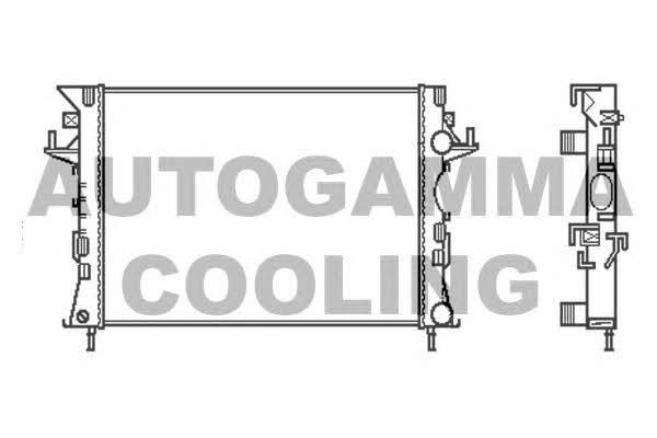 Autogamma 103114 Chłodnica, układ chłodzenia silnika 103114: Dobra cena w Polsce na 2407.PL - Kup Teraz!