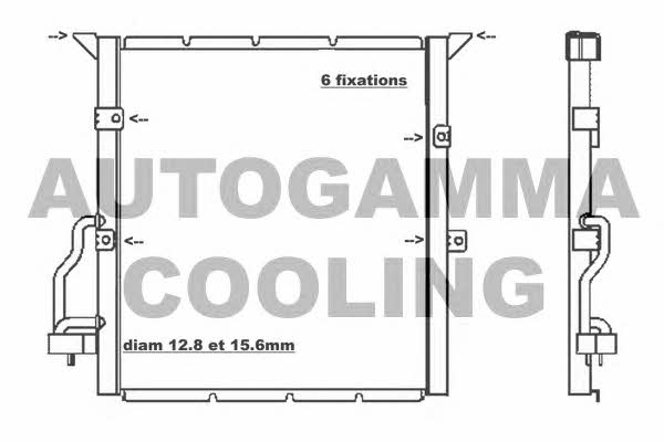 Autogamma 105516 Cooler Module 105516: Buy near me in Poland at 2407.PL - Good price!
