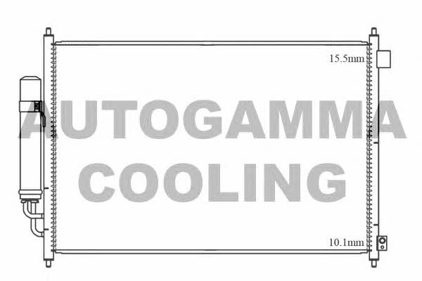 Autogamma 105540 Радіатор кондиціонера (Конденсатор) 105540: Приваблива ціна - Купити у Польщі на 2407.PL!