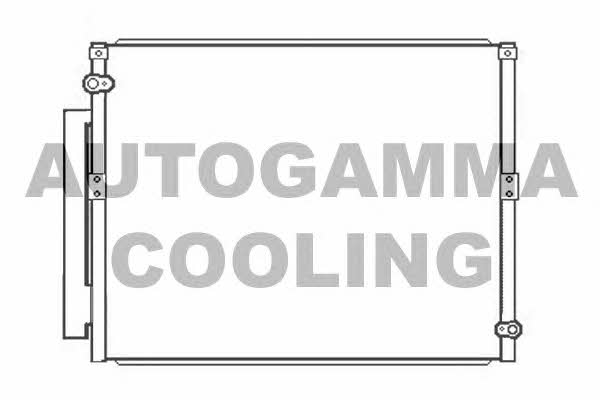 Autogamma 105553 Радиатор кондиционера (Конденсатор) 105553: Купить в Польше - Отличная цена на 2407.PL!