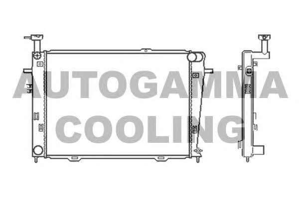 Autogamma 105581 Radiator, engine cooling 105581: Buy near me in Poland at 2407.PL - Good price!