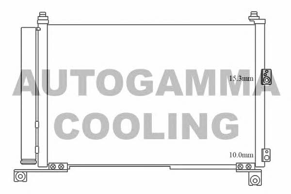 Autogamma 105616 Радиатор кондиционера (Конденсатор) 105616: Отличная цена - Купить в Польше на 2407.PL!