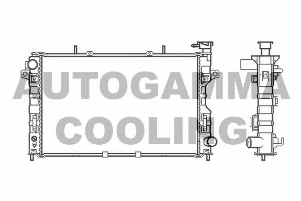Autogamma 105645 Radiator, engine cooling 105645: Buy near me in Poland at 2407.PL - Good price!