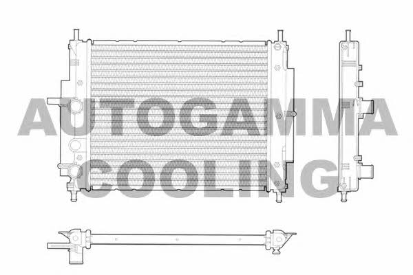 Autogamma 103192 Радиатор охлаждения двигателя 103192: Отличная цена - Купить в Польше на 2407.PL!