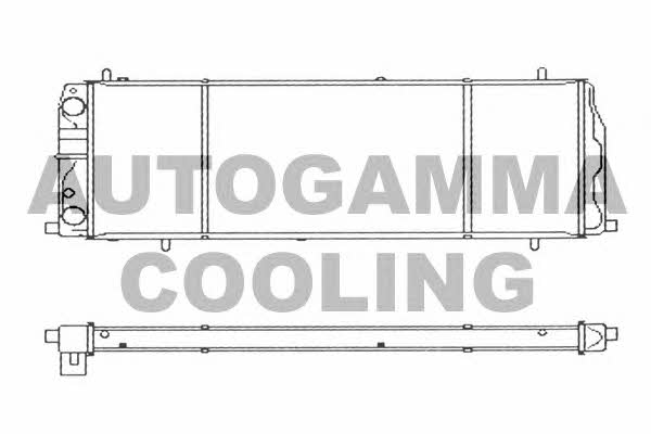 Autogamma 103214 Радіатор охолодження двигуна 103214: Приваблива ціна - Купити у Польщі на 2407.PL!