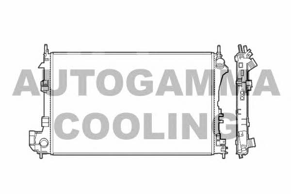 Autogamma 103237 Радиатор охлаждения двигателя 103237: Отличная цена - Купить в Польше на 2407.PL!