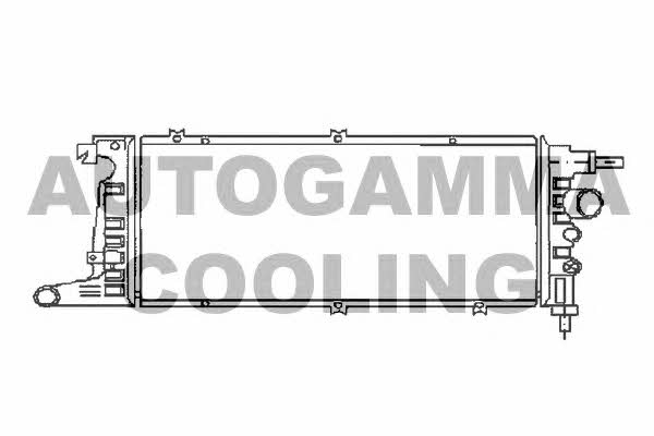 Autogamma 103259 Радиатор охлаждения двигателя 103259: Отличная цена - Купить в Польше на 2407.PL!