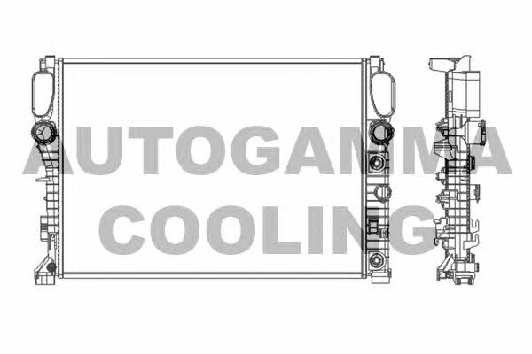 Autogamma 103339 Radiator, engine cooling 103339: Buy near me in Poland at 2407.PL - Good price!