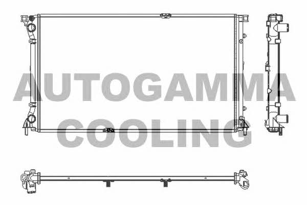 Autogamma 103351 Radiator, engine cooling 103351: Buy near me in Poland at 2407.PL - Good price!