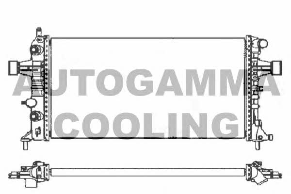 Autogamma 103368 Kühler motorkühlung 103368: Kaufen Sie zu einem guten Preis in Polen bei 2407.PL!