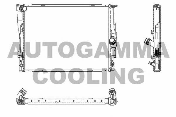 Autogamma 104627 Kühler motorkühlung 104627: Kaufen Sie zu einem guten Preis in Polen bei 2407.PL!