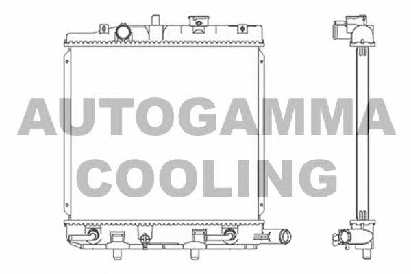 Autogamma 104677 Радиатор охлаждения двигателя 104677: Отличная цена - Купить в Польше на 2407.PL!