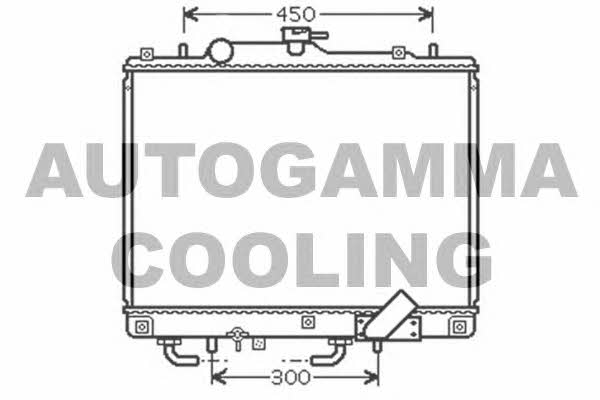 Autogamma 104688 Radiator, engine cooling 104688: Buy near me at 2407.PL in Poland at an Affordable price!