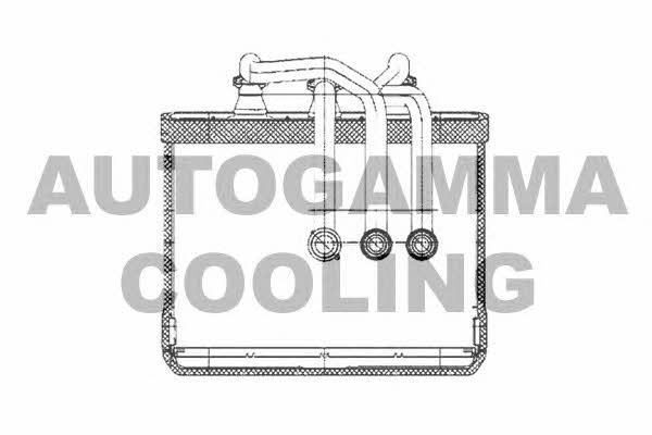 Autogamma 103396 Heat exchanger, interior heating 103396: Buy near me in Poland at 2407.PL - Good price!