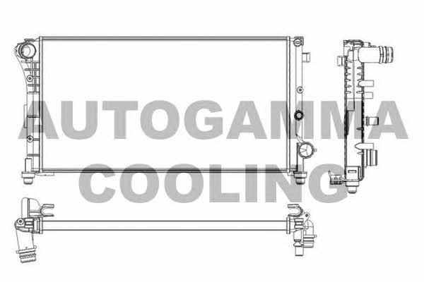 Autogamma 103412 Радіатор охолодження двигуна 103412: Приваблива ціна - Купити у Польщі на 2407.PL!