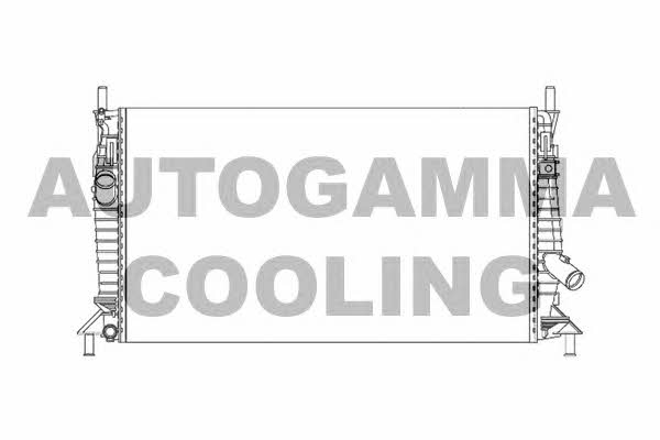 Autogamma 103424 Радиатор охлаждения двигателя 103424: Отличная цена - Купить в Польше на 2407.PL!