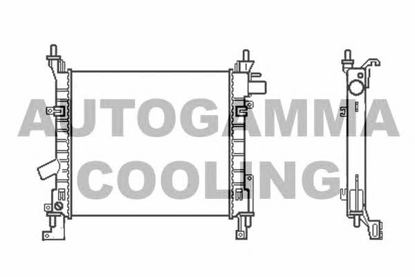 Autogamma 103429 Radiator, engine cooling 103429: Buy near me in Poland at 2407.PL - Good price!