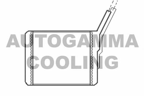 Autogamma 103527 Heat exchanger, interior heating 103527: Buy near me in Poland at 2407.PL - Good price!