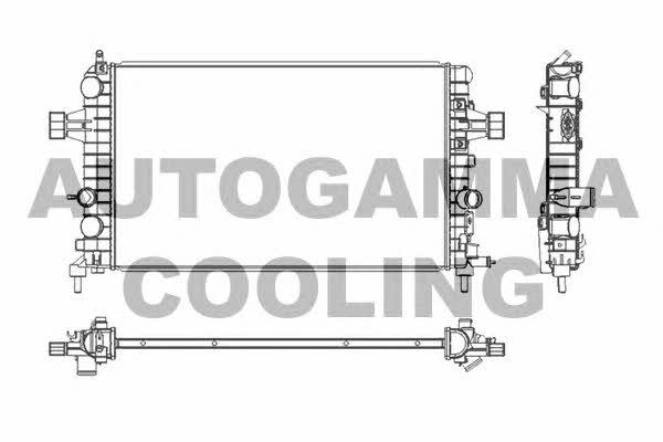 Autogamma 103628 Radiator, engine cooling 103628: Buy near me in Poland at 2407.PL - Good price!