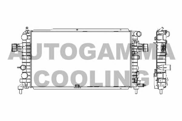 Autogamma 103629 Радіатор охолодження двигуна 103629: Приваблива ціна - Купити у Польщі на 2407.PL!