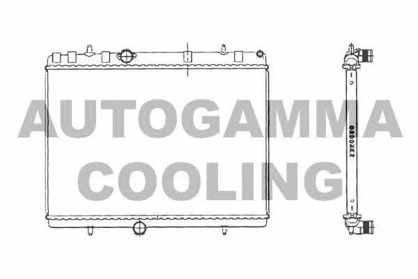 Autogamma 103638 Radiator, engine cooling 103638: Buy near me in Poland at 2407.PL - Good price!