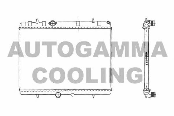 Autogamma 103639 Radiator, engine cooling 103639: Buy near me in Poland at 2407.PL - Good price!