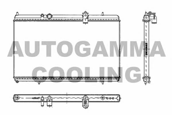 Autogamma 103642 Radiator, engine cooling 103642: Buy near me at 2407.PL in Poland at an Affordable price!