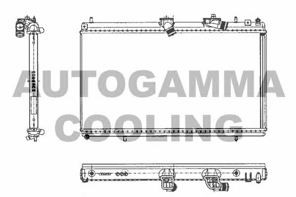 Autogamma 103646 Radiator, engine cooling 103646: Buy near me in Poland at 2407.PL - Good price!