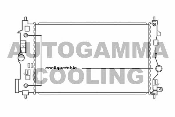 Autogamma 105667 Radiator, engine cooling 105667: Buy near me in Poland at 2407.PL - Good price!