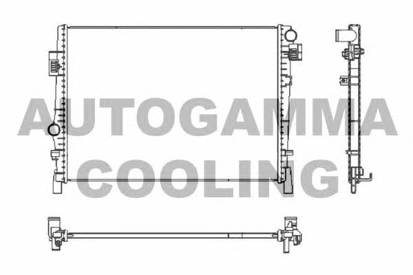 Autogamma 105693 Radiator, engine cooling 105693: Buy near me in Poland at 2407.PL - Good price!