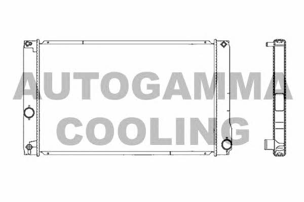 Autogamma 105701 Радіатор охолодження двигуна 105701: Приваблива ціна - Купити у Польщі на 2407.PL!