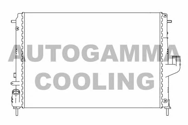 Autogamma 105782 Радиатор охлаждения двигателя 105782: Отличная цена - Купить в Польше на 2407.PL!