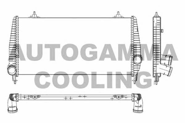 Autogamma 105822 Intercooler, charger 105822: Buy near me in Poland at 2407.PL - Good price!