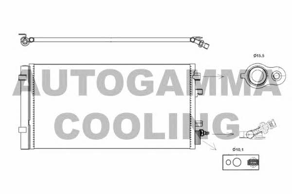 Autogamma 105830 Радиатор кондиционера (Конденсатор) 105830: Отличная цена - Купить в Польше на 2407.PL!